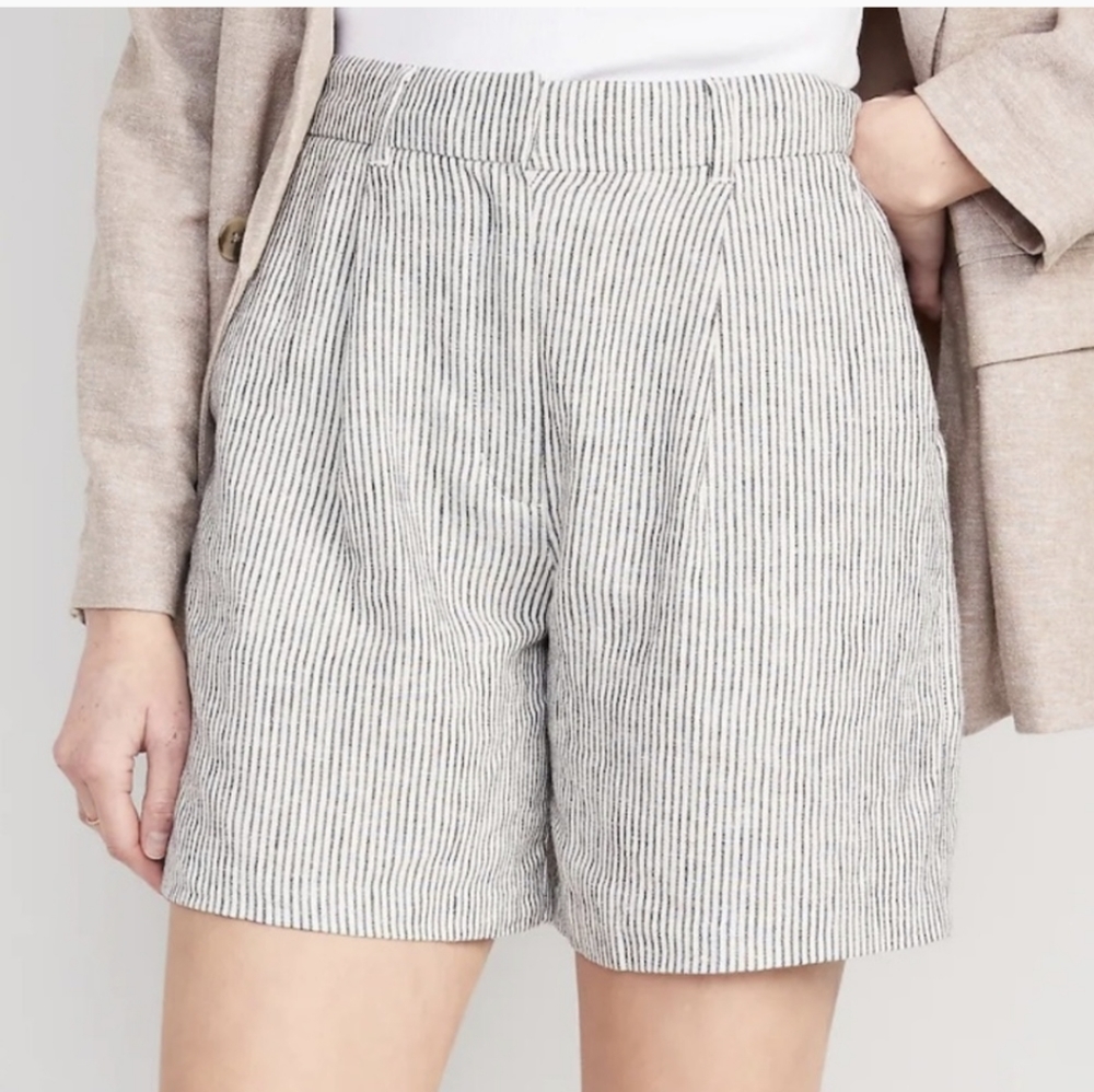 Old Navy Taylor trouser shorts linen size 3XL